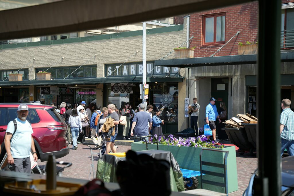 Starbucks at Pike Place Market in Seattle